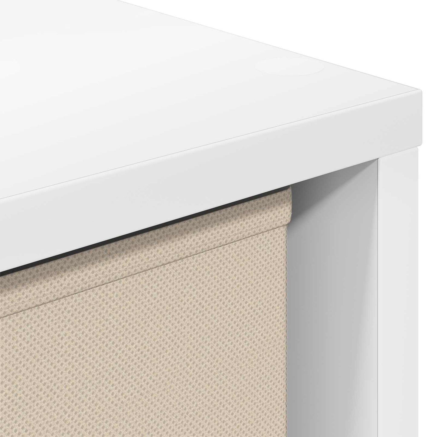 Sideboard med skuffe Hvid 59,5 x 27 x 57 cm