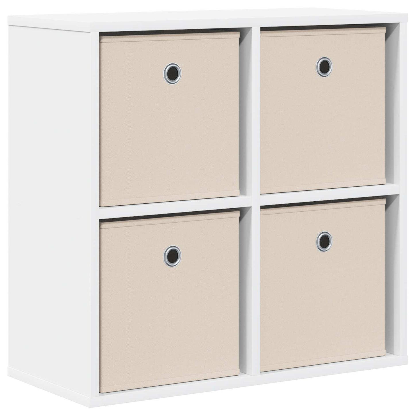 Sideboard med skuffe Hvid 59,5 x 27 x 57 cm