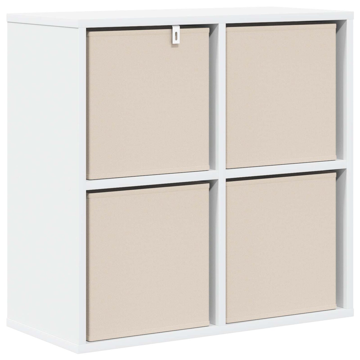 Sideboard med skuffe Hvid 59,5 x 27 x 57 cm
