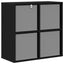 Sideboard med skuffe Sort eg 59,5 x 27 x 57 cm