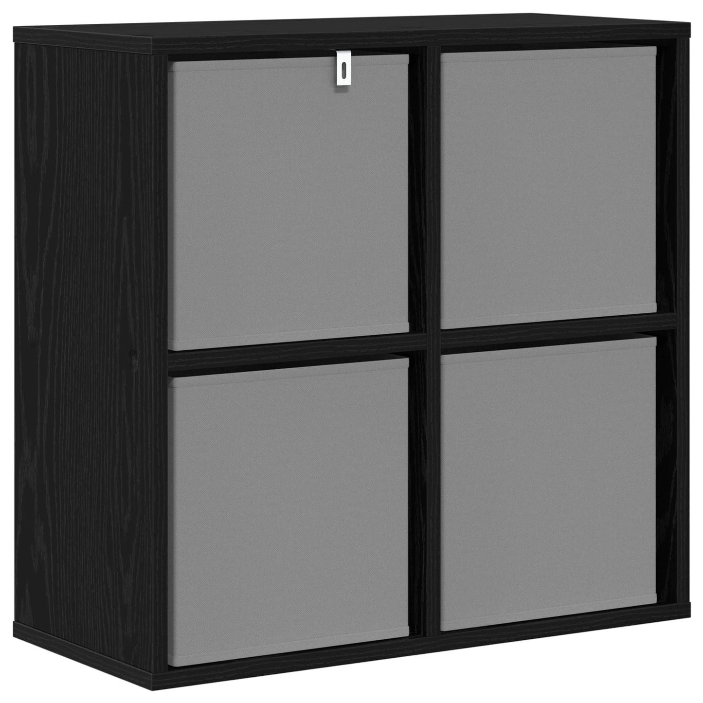 Sideboard med skuffe Sort eg 59,5 x 27 x 57 cm