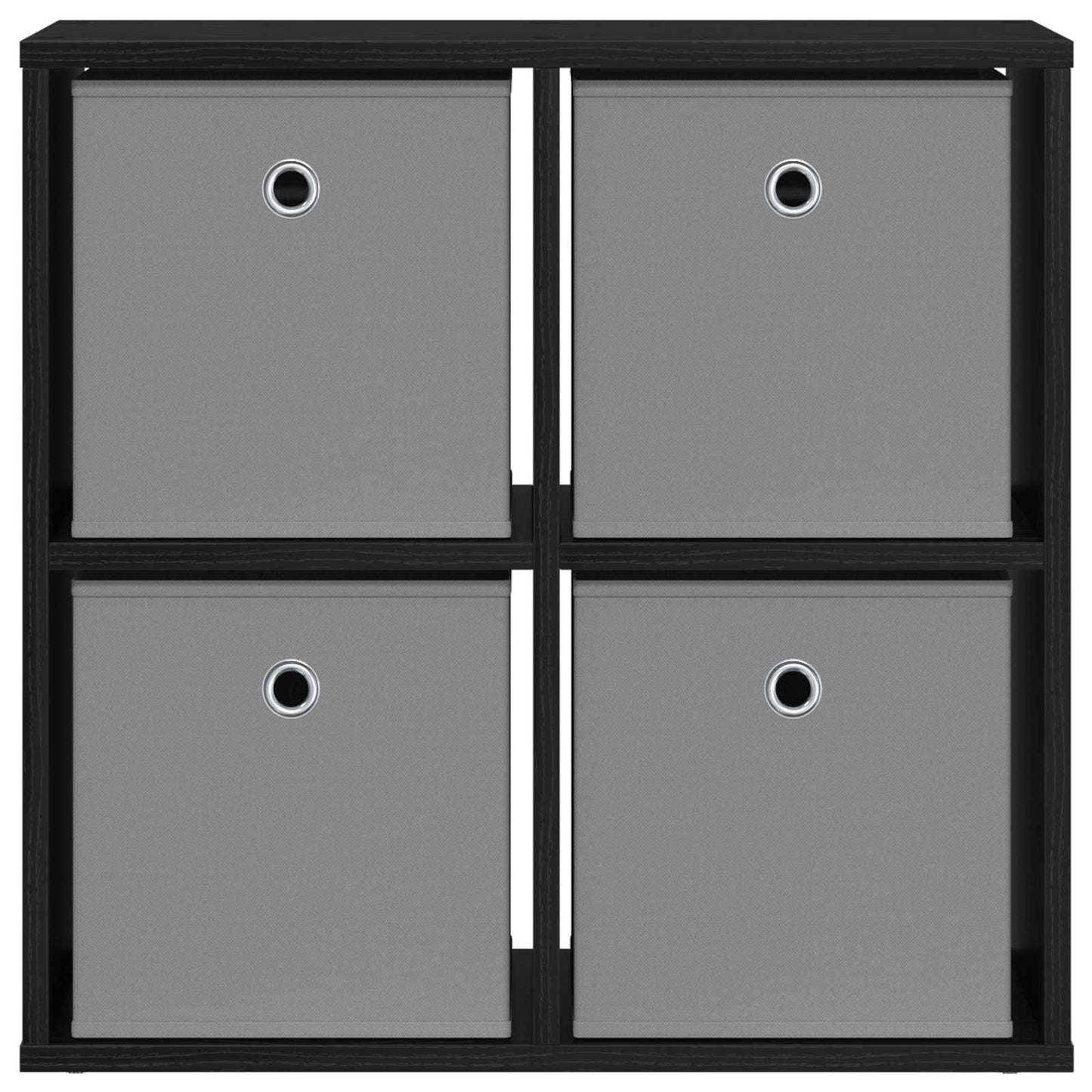 Sideboard med skuffe Sort eg 59,5 x 27 x 57 cm