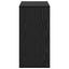 Sideboard med skuffe Sort eg 59,5 x 27 x 57 cm