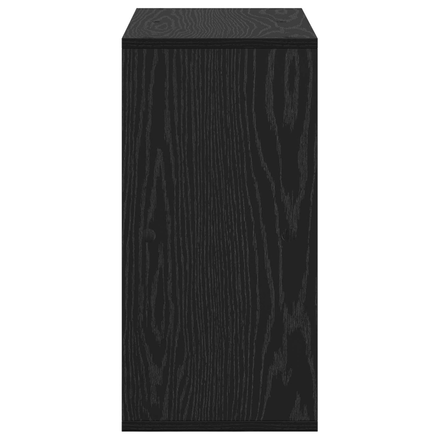 Sideboard med skuffe Sort eg 59,5 x 27 x 57 cm