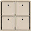 Sideboard med skuffe Sonoma eg 59,5 x 27 x 57 cm