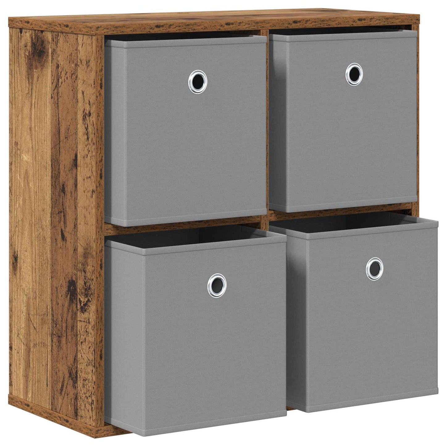 Sideboard med skuffe Gammelt træ 59,5 x 27 x 57 cm