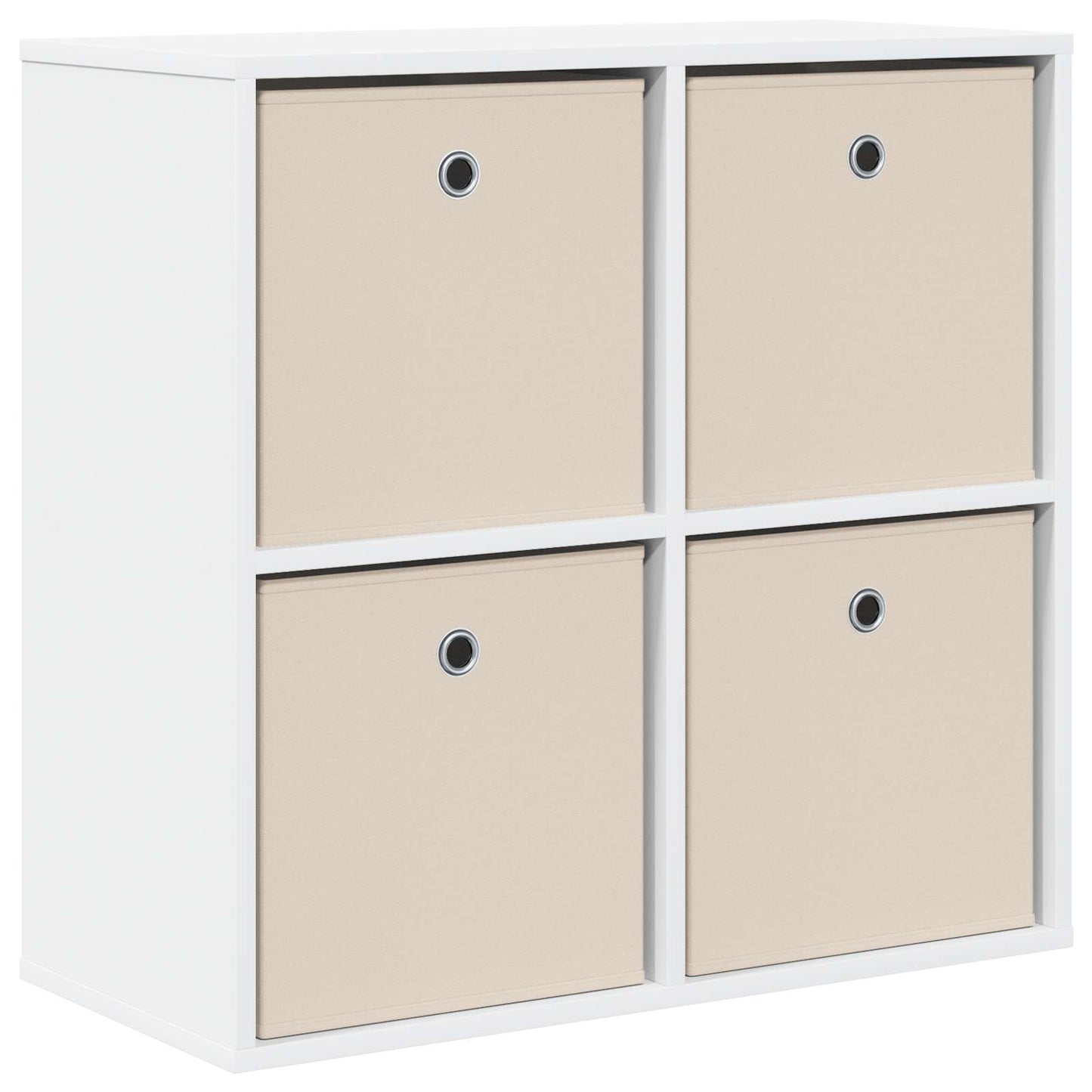 Sideboard med skuffe Hvid 68,5 x 32 x 67 cm