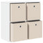 Sideboard med skuffe Hvid 68,5 x 32 x 67 cm