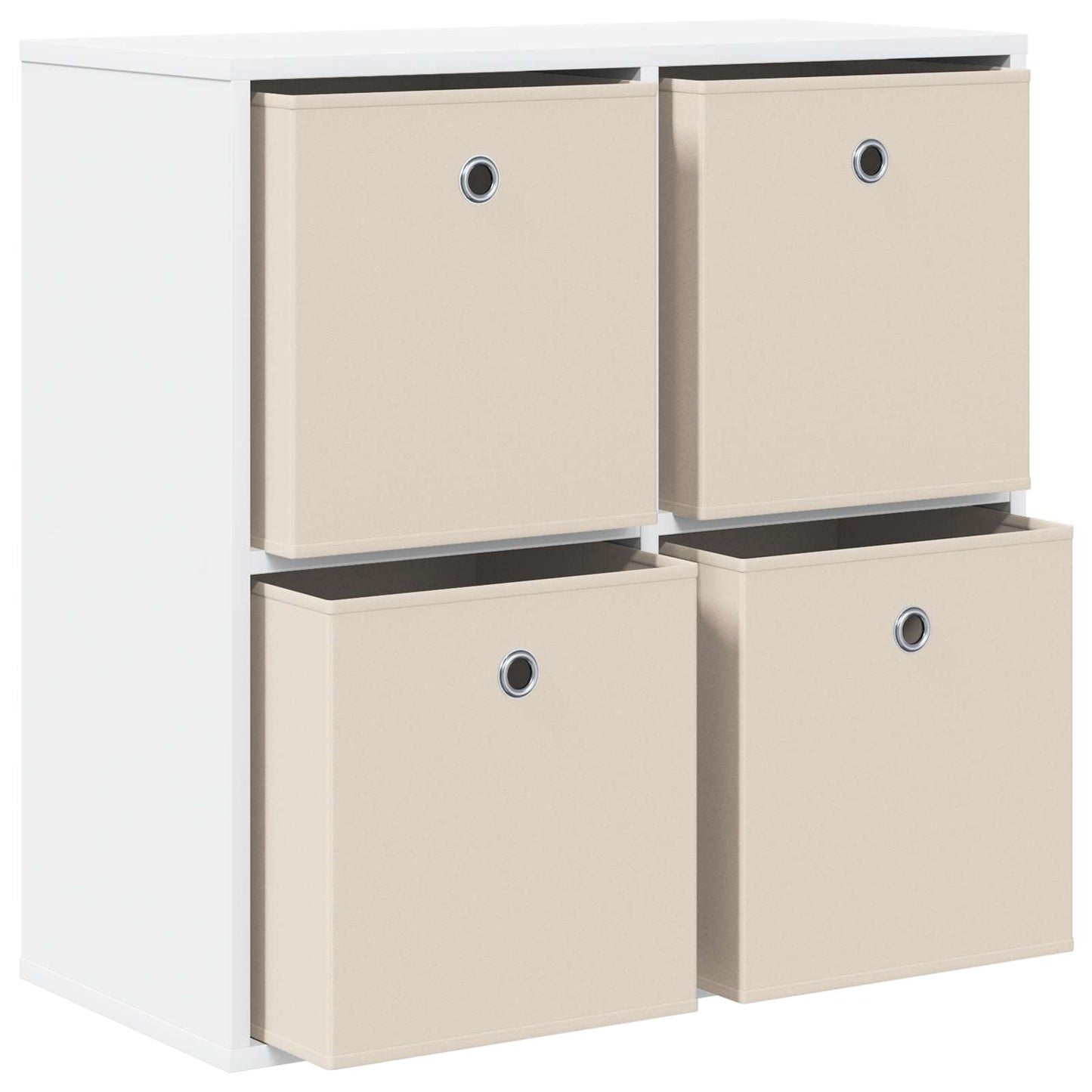 Sideboard med skuffe Hvid 68,5 x 32 x 67 cm