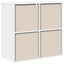 Sideboard med skuffe Hvid 68,5 x 32 x 67 cm