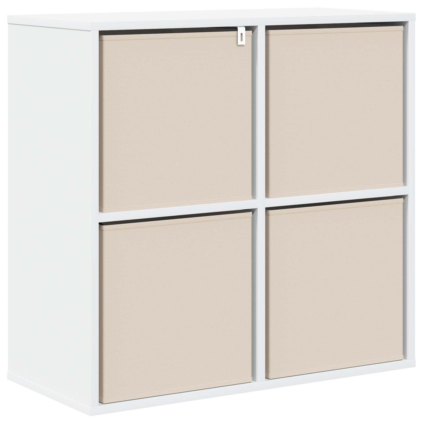 Sideboard med skuffe Hvid 68,5 x 32 x 67 cm