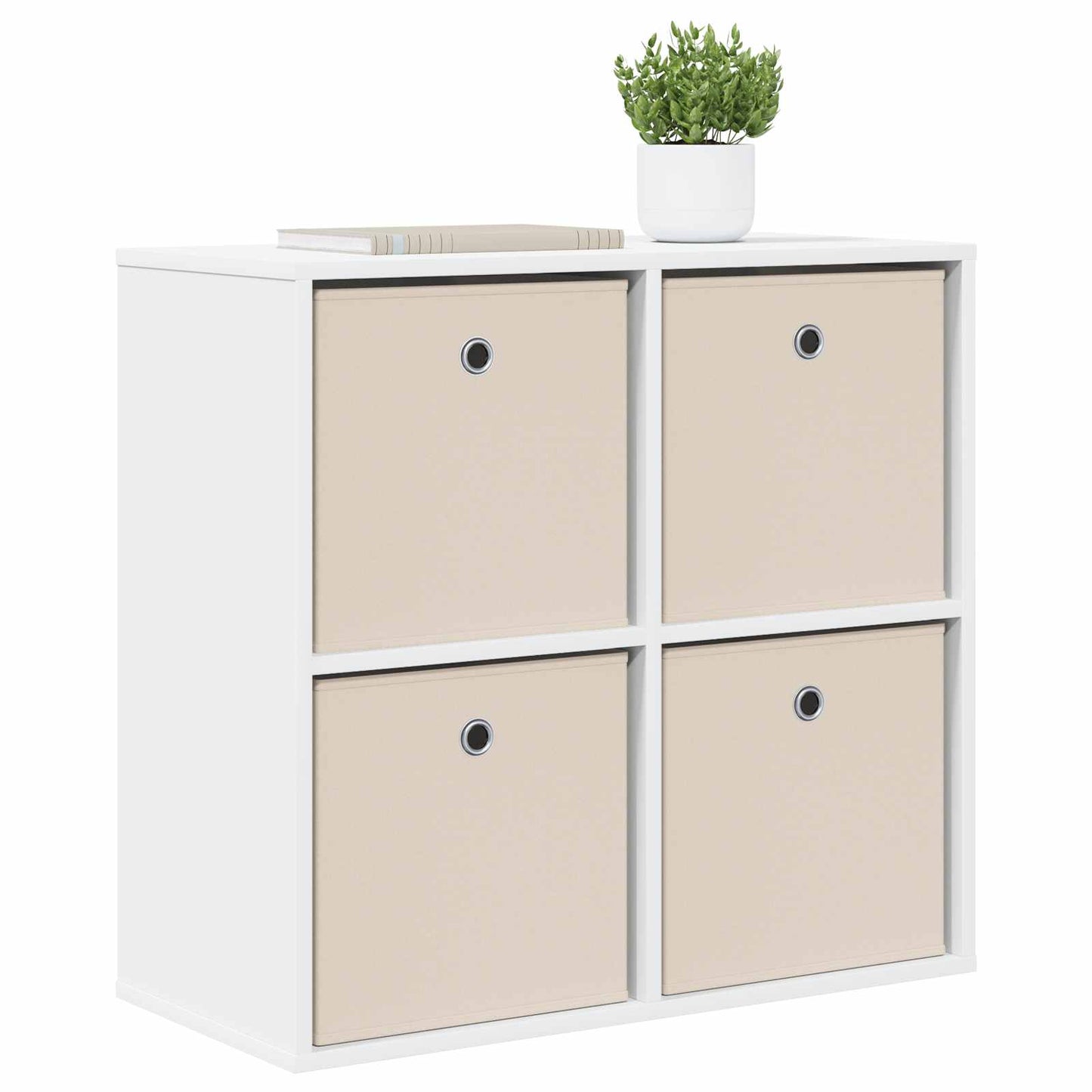 Sideboard med skuffe Hvid 68,5 x 32 x 67 cm