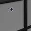 Sideboard med skuffe Sort eg 68,5 x 32 x 67 cm