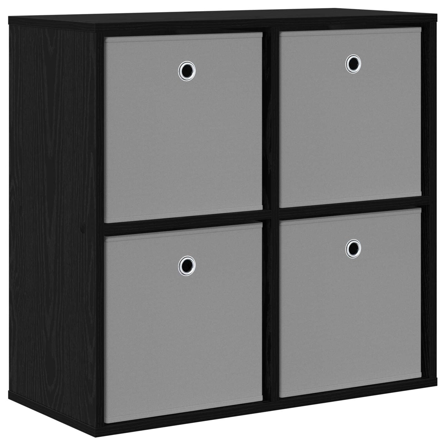 Sideboard med skuffe Sort eg 68,5 x 32 x 67 cm