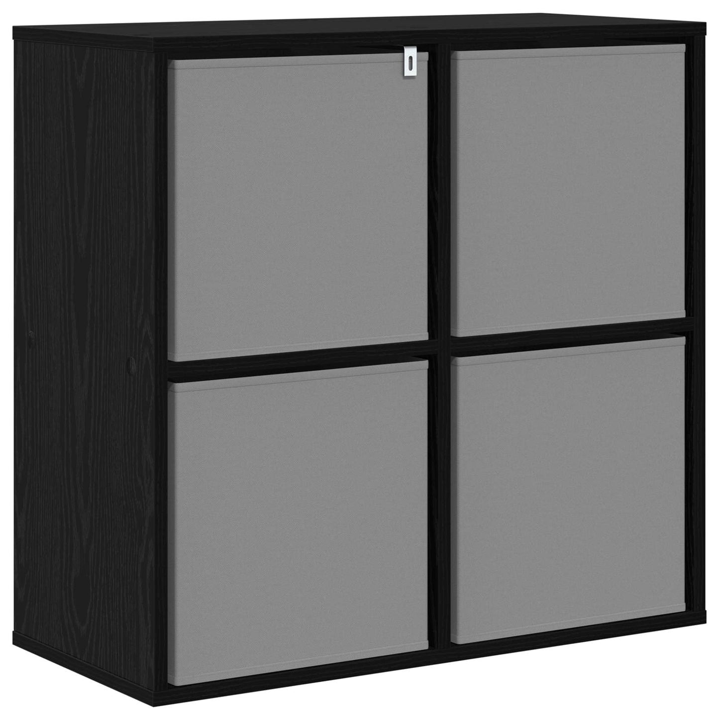 Sideboard med skuffe Sort eg 68,5 x 32 x 67 cm