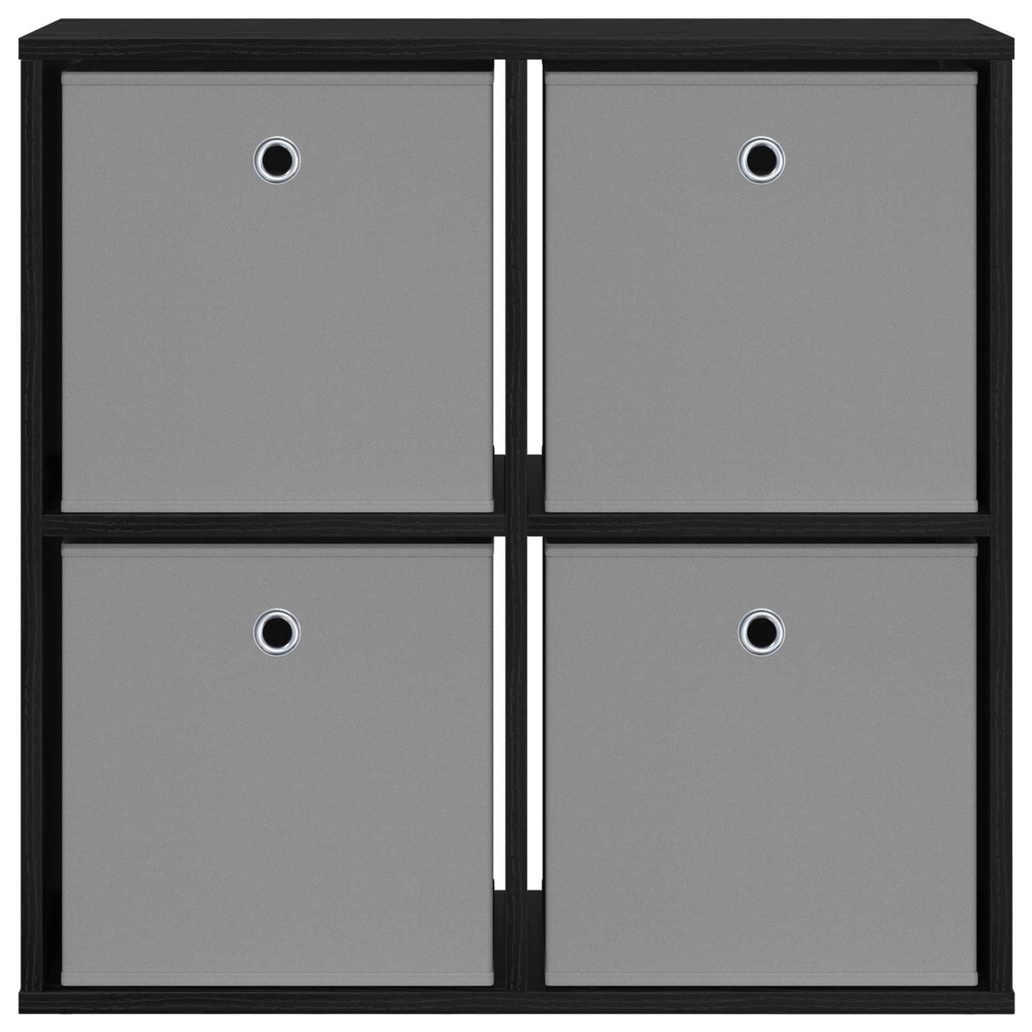 Sideboard med skuffe Sort eg 68,5 x 32 x 67 cm