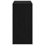Sideboard med skuffe Sort eg 68,5 x 32 x 67 cm