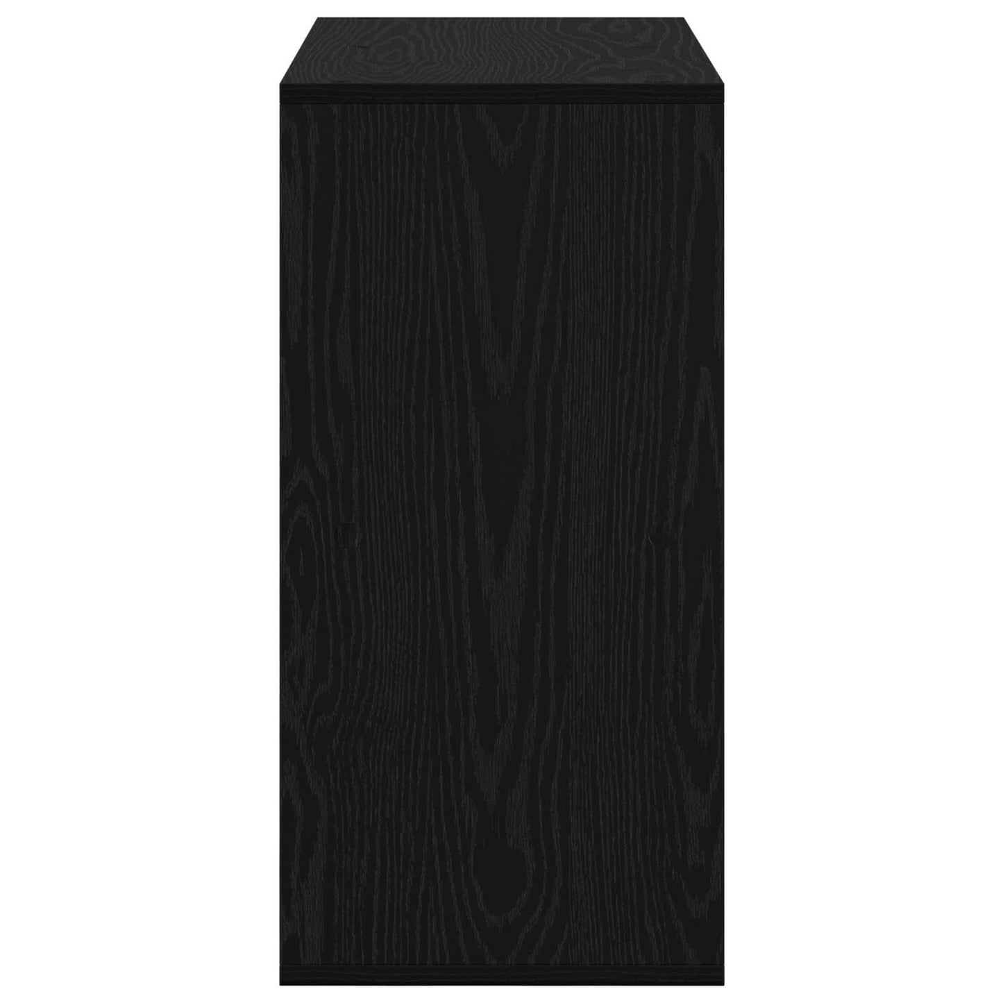 Sideboard med skuffe Sort eg 68,5 x 32 x 67 cm