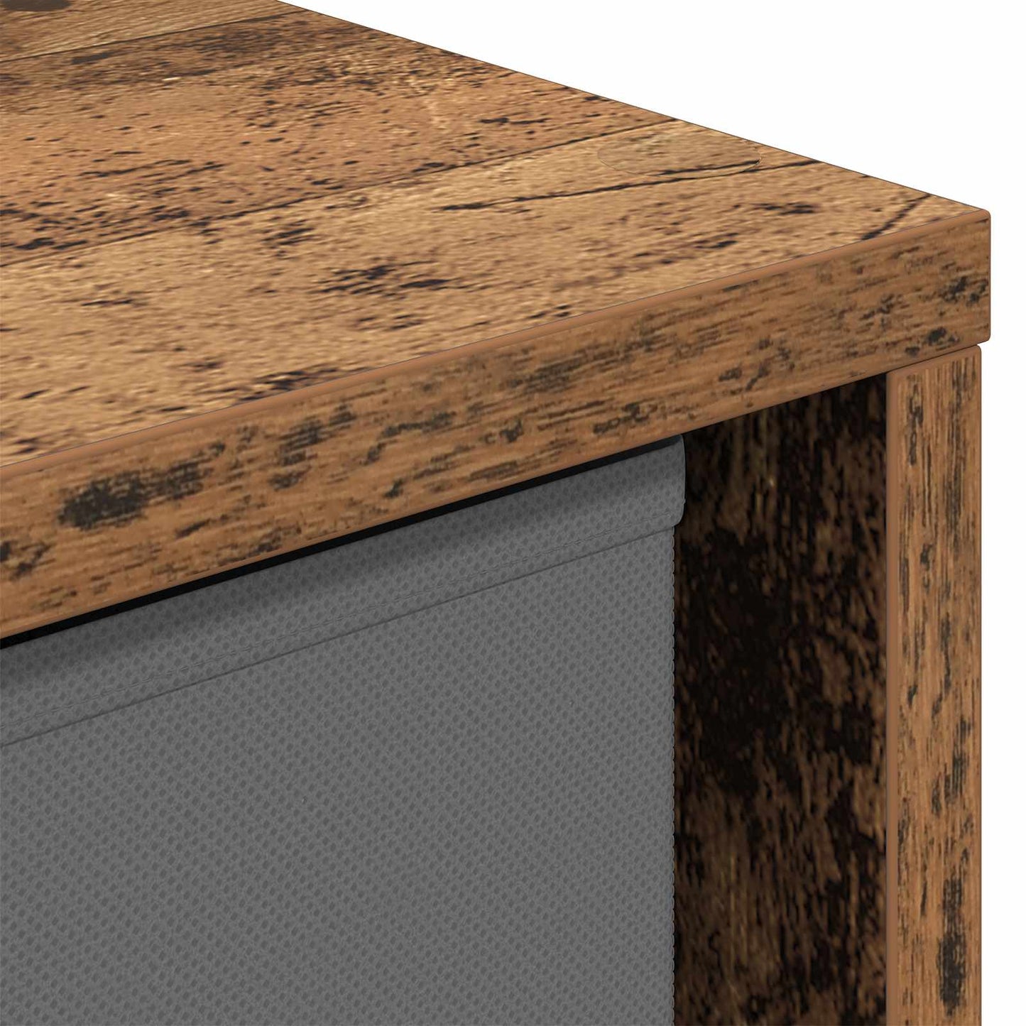 Sideboard med skuffe Gammelt træ 68,5 x 32 x 67 cm
