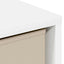 Sideboard med skuffe Hvid 25,5 x 22 x 69,5 cm