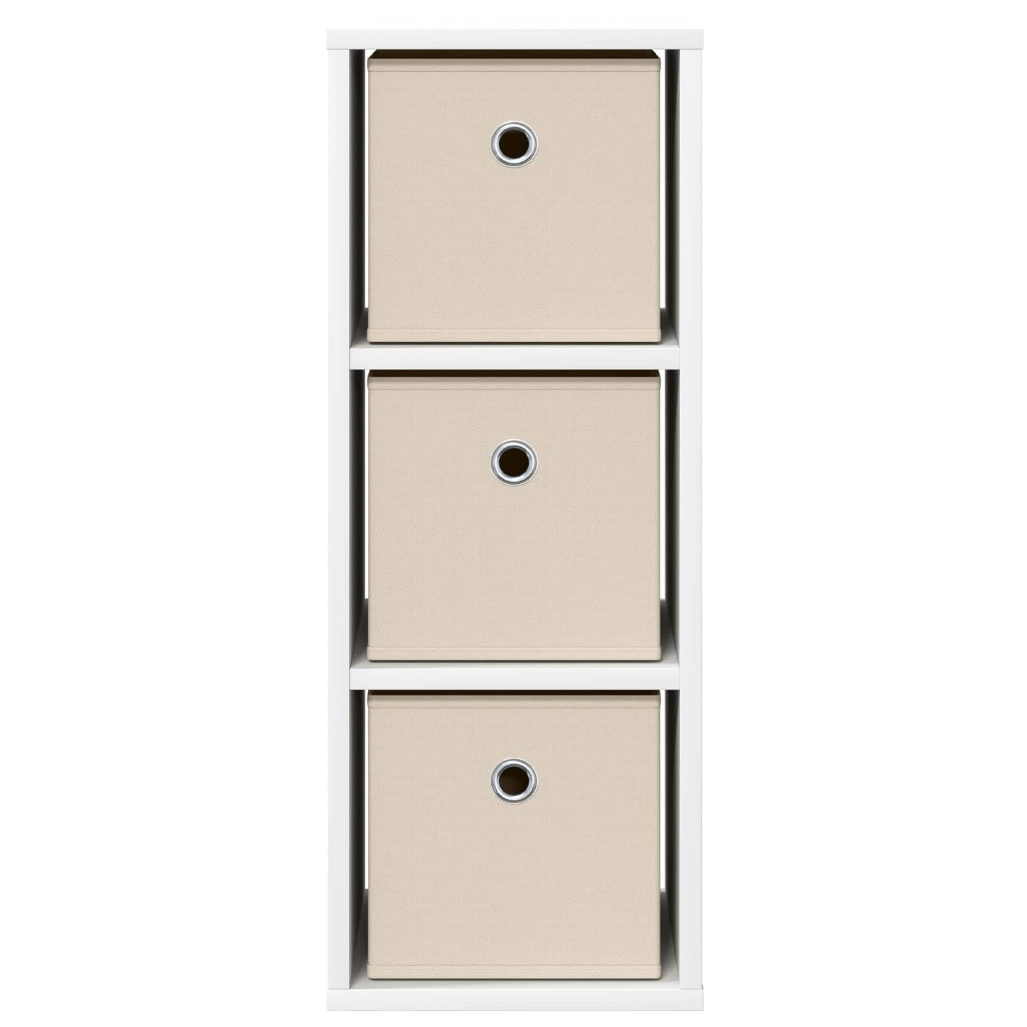 Sideboard med skuffe Hvid 25,5 x 22 x 69,5 cm