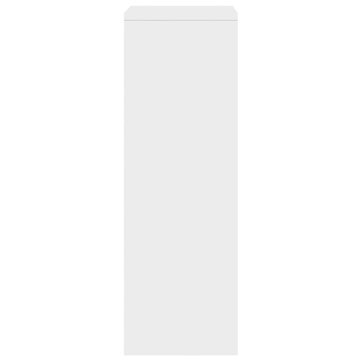 Sideboard med skuffe Hvid 25,5 x 22 x 69,5 cm