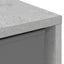Sideboard med skuffe Beton Grå 25,5 x 22 x 69,5 cm