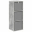 Sideboard med skuffe Beton Grå 25,5 x 22 x 69,5 cm