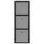 Sideboard med skuffe Sort eg 30,5 x 27 x 84,5 cm