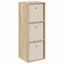 Sideboard med skuffe Sonoma eg 30,5 x 27 x 84,5 cm