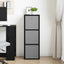 Sideboard med skuffe Sort eg 35 x 32 x 99,5 cm
