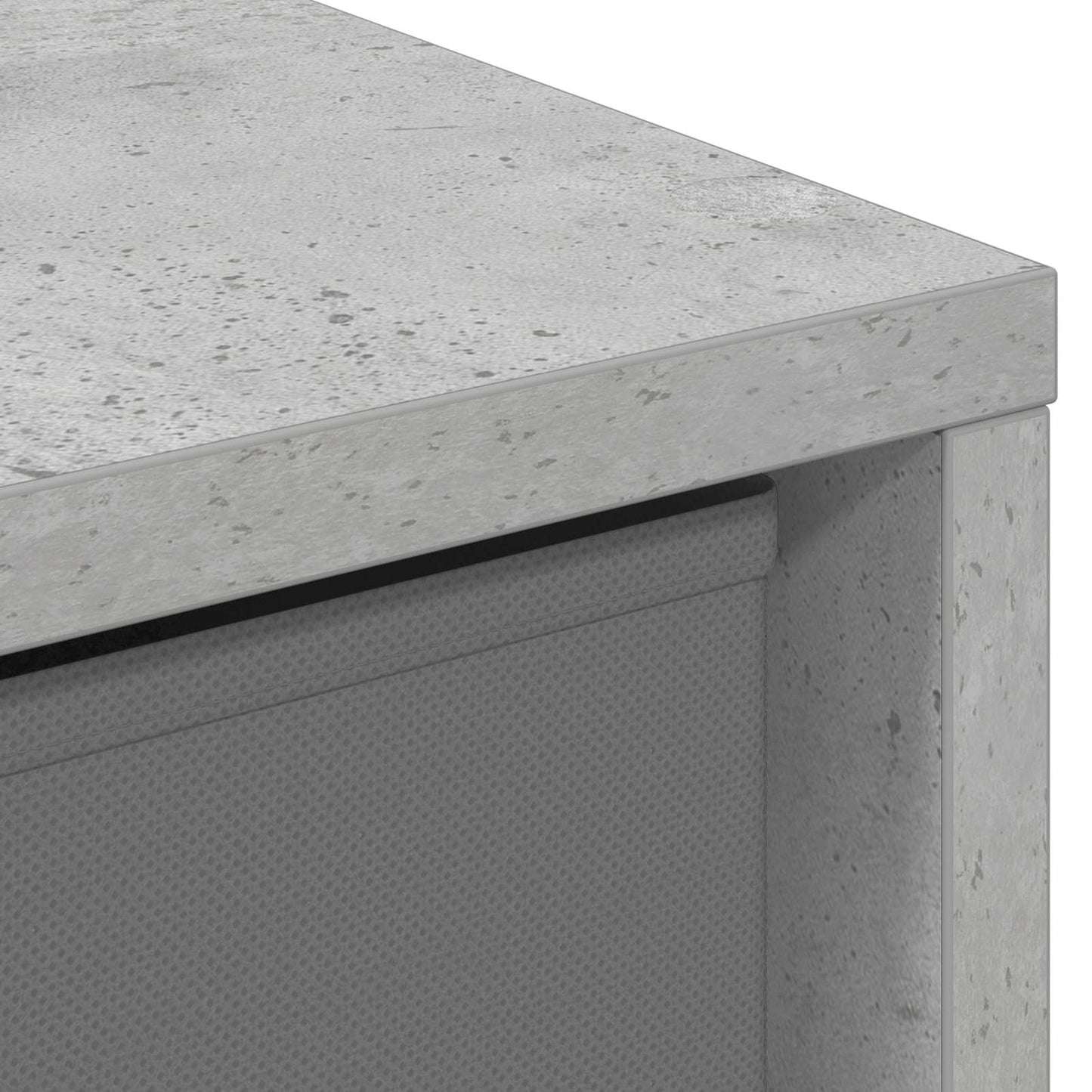 Sideboard med skuffe Beton Grå 35 x 32 x 99,5 cm