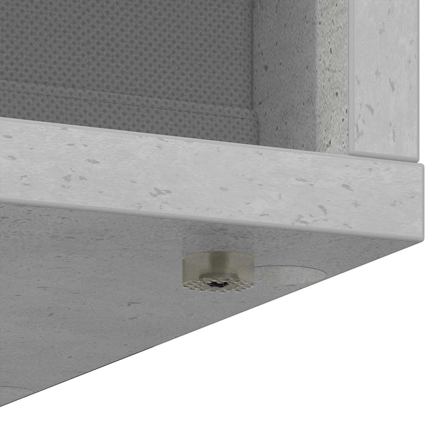 Sideboard med skuffe Beton Grå 35 x 32 x 99,5 cm