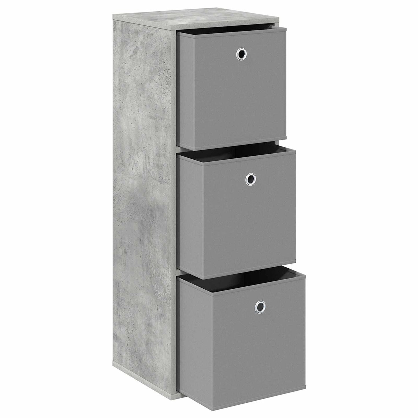 Sideboard med skuffe Beton Grå 35 x 32 x 99,5 cm