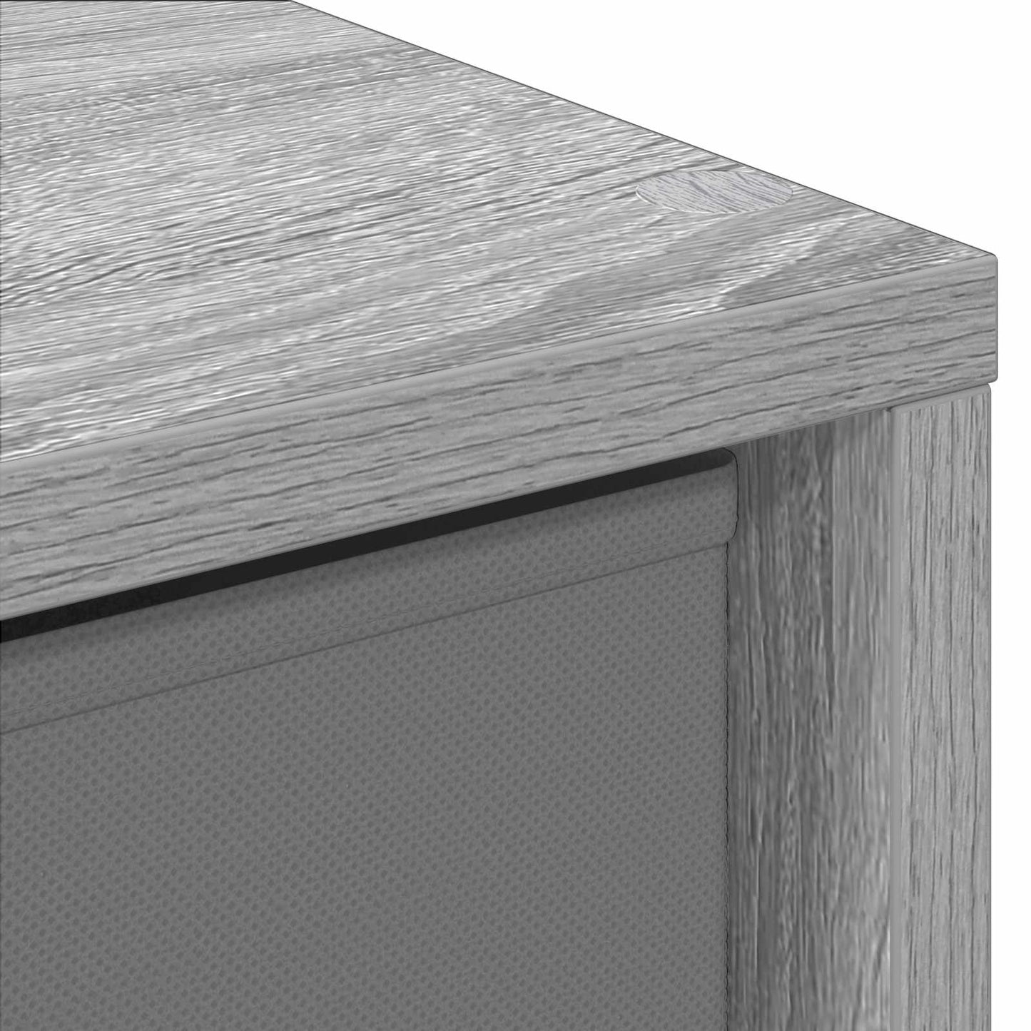 Sideboard med skuffe Grå Sonoma 35 x 32 x 99,5 cm