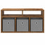 Lavbord med skuffe Gammelt træ 72 x 22,5 x 38 cm