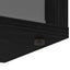 Lavbord med skuffe Sort eg 87 x 27,5 x 43 cm