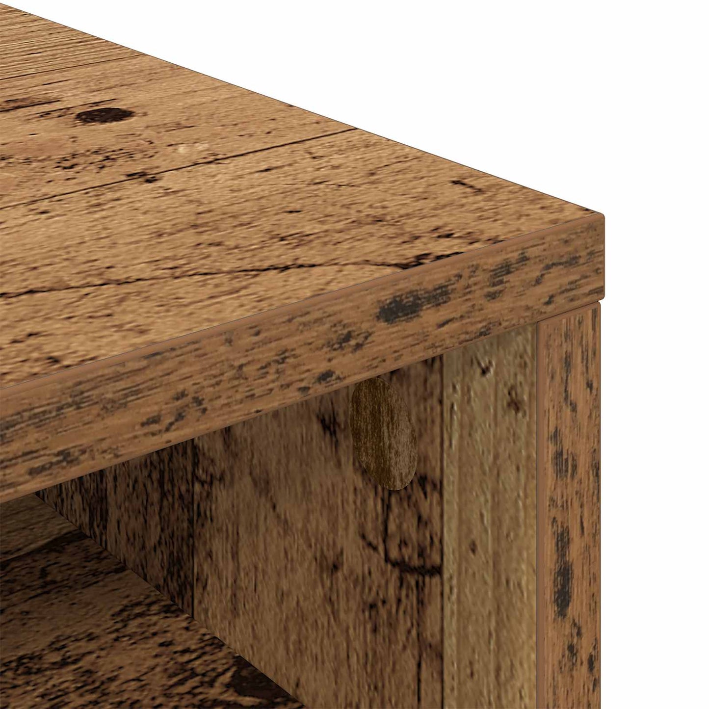 Lavbord med skuffe Gammelt træ 87 x 27,5 x 43 cm