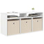 Lavbord med skuffe Hvid 102 x 32 x 48,5 cm