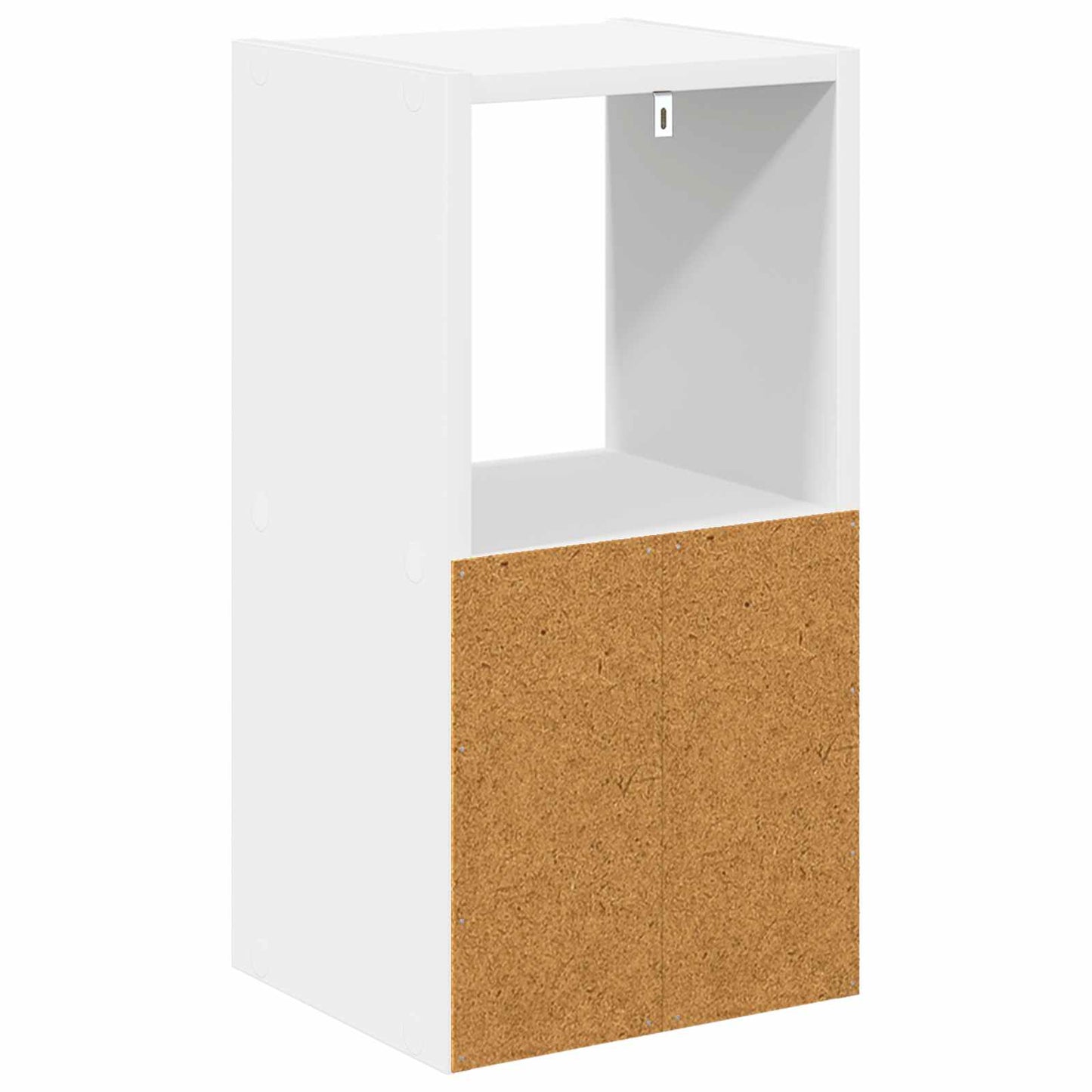 Sengebord med skuffe Hvid 25,5 x 22 x 49,5 cm Konstrueret træ