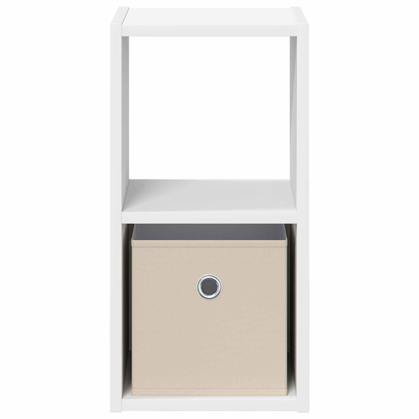Sengebord 2 pcs Hvid 25,5 x 22 x 49,5 cm Konstrueret træ