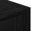 Sengebord 2 pcs Sort eg 25,5 x 22 x 49,5 cm Konstrueret træ