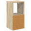 Sengebord 2 stk. Sonoma eg 25,5 x 22 x 49,5 cm Konstrueret træ