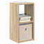 Sengebord 2 stk. Sonoma eg 25,5 x 22 x 49,5 cm Konstrueret træ