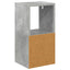 Sengebord Beton Grå 25,5 x 22 x 49,5 cm Konstrueret træ