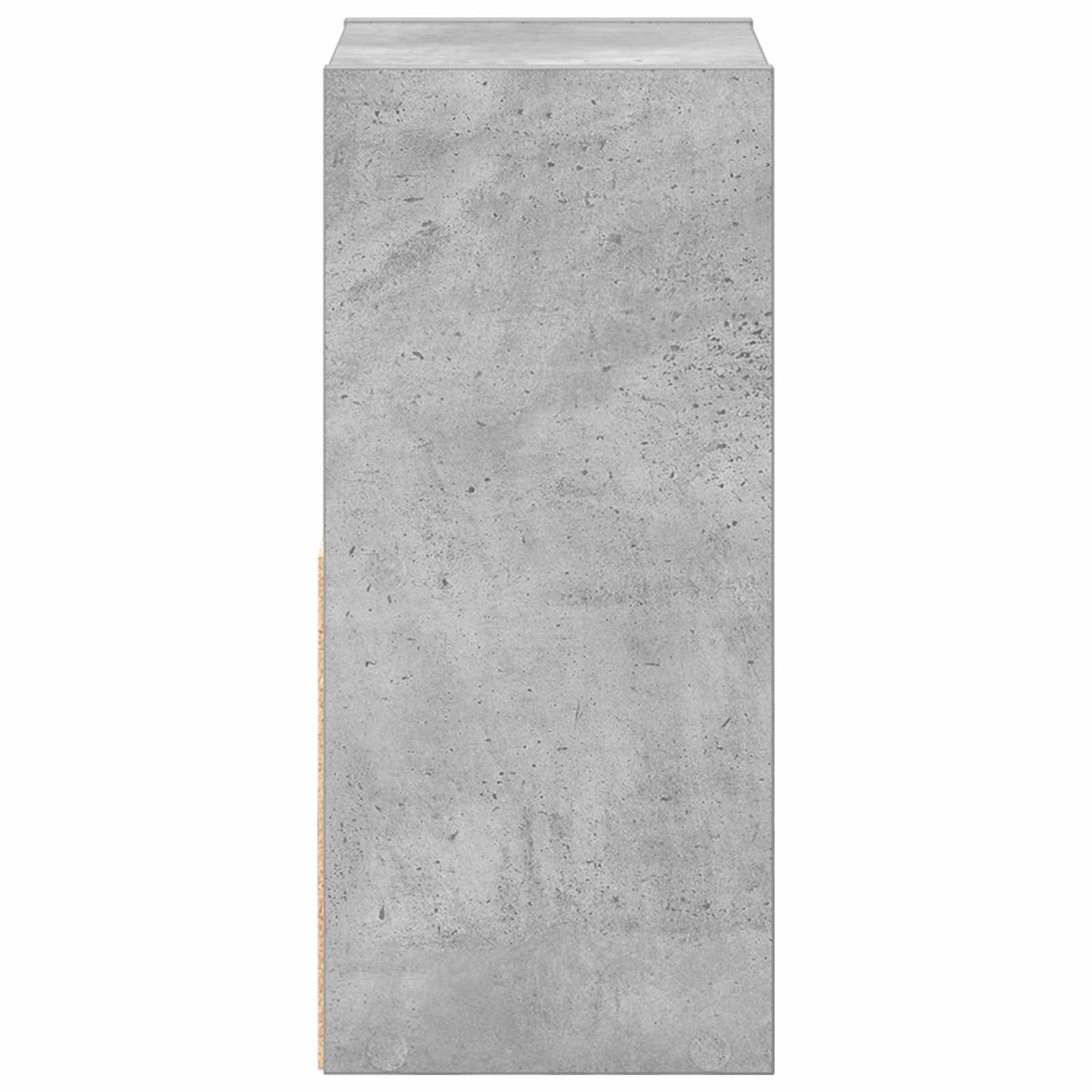 Sengebord 2 pcs Beton Grå 25,5 x 22 x 49,5 cm Konstrueret træ