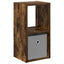 Sengebord Røget eg 25,5 x 22 x 49,5 cm Konstrueret træ