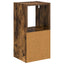 Sengebord 2 pcs Røget eg 25,5 x 22 x 49,5 cm Konstrueret træ