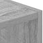 Sengebord 2 pcs Grå Sonoma 25,5 x 22 x 49,5 cm Konstrueret træ
