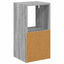 Sengebord 2 pcs Grå Sonoma 25,5 x 22 x 49,5 cm Konstrueret træ